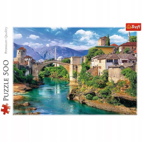 Puzzle Stary Most w Mostarze,Bośnia i Hercegowina 500 elementów Trefl 37333 Puzzle Stary Most w Mostarze,Bośnia i Hercegowina 500 elementów Trefl 37333