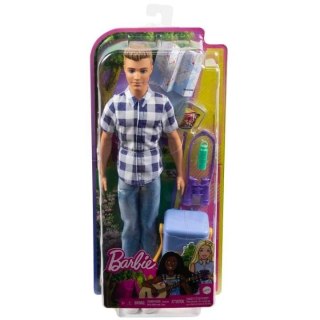 Barbie Kemping Ken Lalka + akcesoria