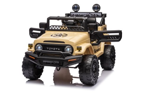 Toyota FJ Cruiser dla dzieci Beżowy + Pilot + Napęd 4x4 + Audio LED + EVA + Wolny Start Toyota FJ Cruiser dla dzieci Beżowy + Pilot + Napęd 4x4 + Audio LED + EVA + Wolny Start