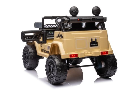 Toyota FJ Cruiser dla dzieci Beżowy + Pilot + Napęd 4x4 + Audio LED + EVA + Wolny Start Toyota FJ Cruiser dla dzieci Beżowy + Pilot + Napęd 4x4 + Audio LED + EVA + Wolny Start