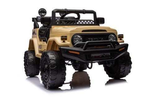 Toyota FJ Cruiser dla dzieci Beżowy + Pilot + Napęd 4x4 + Audio LED + EVA + Wolny Start Toyota FJ Cruiser dla dzieci Beżowy + Pilot + Napęd 4x4 + Audio LED + EVA + Wolny Start