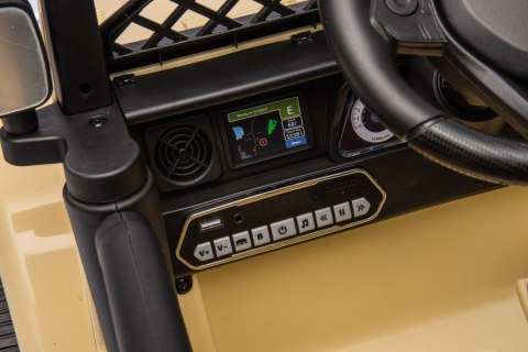 Toyota FJ Cruiser dla dzieci Beżowy + Pilot + Napęd 4x4 + Audio LED + EVA + Wolny Start Toyota FJ Cruiser dla dzieci Beżowy + Pilot + Napęd 4x4 + Audio LED + EVA + Wolny Start