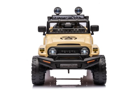 Toyota FJ Cruiser dla dzieci Beżowy + Pilot + Napęd 4x4 + Audio LED + EVA + Wolny Start Toyota FJ Cruiser dla dzieci Beżowy + Pilot + Napęd 4x4 + Audio LED + EVA + Wolny Start