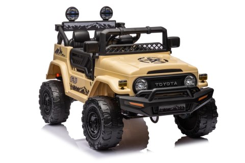 Toyota FJ Cruiser dla dzieci Beżowy + Pilot + Napęd 4x4 + Audio LED + EVA + Wolny Start Toyota FJ Cruiser dla dzieci Beżowy + Pilot + Napęd 4x4 + Audio LED + EVA + Wolny Start
