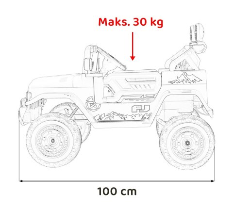 Toyota FJ Cruiser dla dzieci Beżowy + Pilot + Napęd 4x4 + Audio LED + EVA + Wolny Start Toyota FJ Cruiser dla dzieci Beżowy + Pilot + Napęd 4x4 + Audio LED + EVA + Wolny Start