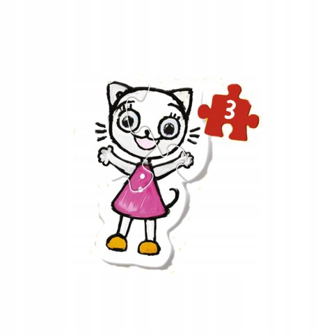 Moje pierwsze puzzle Kicia Kocia Baby 2+ Trefl 36088 Moje pierwsze puzzle Kicia Kocia Baby 2+ Trefl 36088