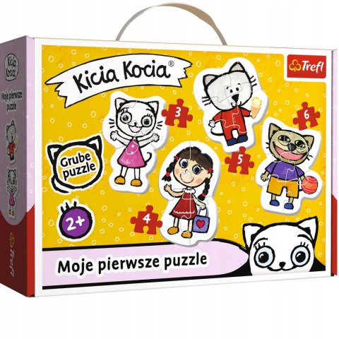 Moje pierwsze puzzle Kicia Kocia Baby 2+ Trefl 36088 Moje pierwsze puzzle Kicia Kocia Baby 2+ Trefl 36088