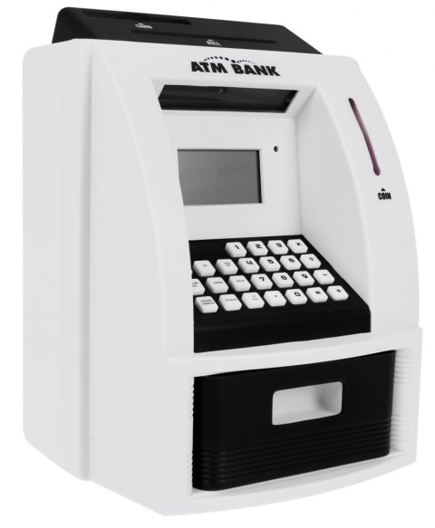 Bankomat skarbonka dla dzieci 3+ czarny Interaktywne funkcje + Karta bankomatowa Bankomat skarbonka dla dzieci 3+ czarny Interaktywne funkcje + Karta bankomatowa