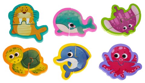 Drewniana Tablica + Puzzle Ocean Drewniana Tablica + Puzzle Ocean