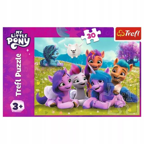 Puzzle Przyjacielskie Koniki Pony 30 elementów Kucyki Pony Trefl 18299 Puzzle Przyjacielskie Koniki Pony 30 elementów Kucyki Pony Trefl 18299