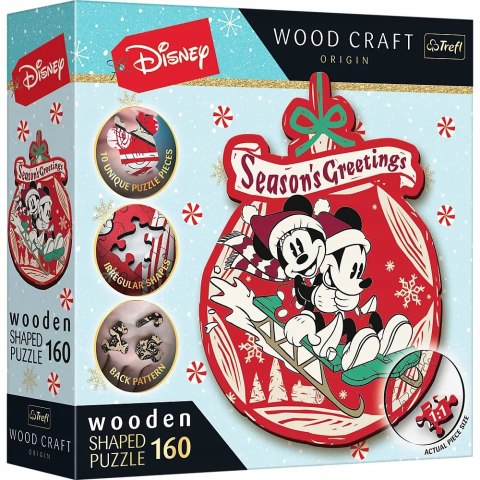 Puzzle drewniane Świąteczna przygoda Mickey i Minni Disney 9+ Trefl 20192 Puzzle drewniane Świąteczna przygoda Mickey i Minni Disney 9+ Trefl 20192