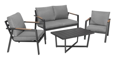Meble Ogrodowe Aluminiowe Sofa + Dwa Fotele + Stolik Meble Ogrodowe Aluminiowe Sofa + Dwa Fotele + Stolik