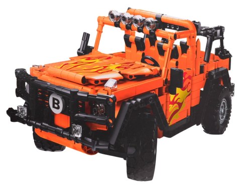 Zestaw Klocków Auto Terenowe Pomarańczowe R/C 790el. Zestaw Klocków Auto Terenowe Pomarańczowe R/C 790el.
