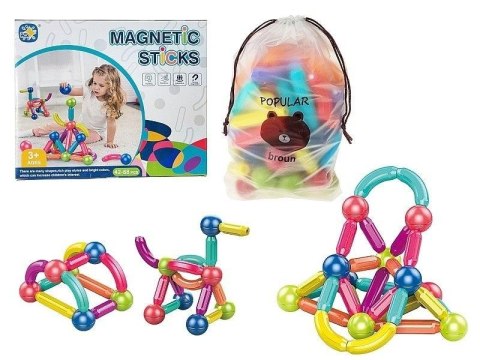 Klocki magnetyczne 58szt