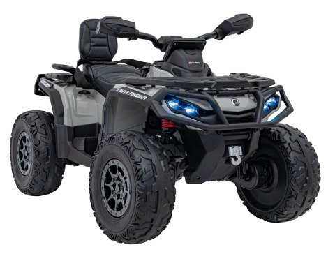 Quad Can Am Outlander ATV z Pilotem Szary