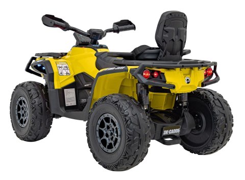 Quad Can Am Outlander ATV z Pilotem Żółty