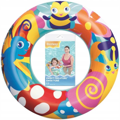 Bestway koło dmuchane do pływania 56 cm 36013 P Bestway koło dmuchane do pływania 56 cm 36013 P