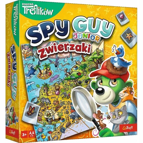 Gra planszowa Spy Guy Junior zwierzaki Rodzina Treflików Trefl 02595 Gra planszowa Spy Guy Junior zwierzaki Rodzina Treflików Trefl 02595