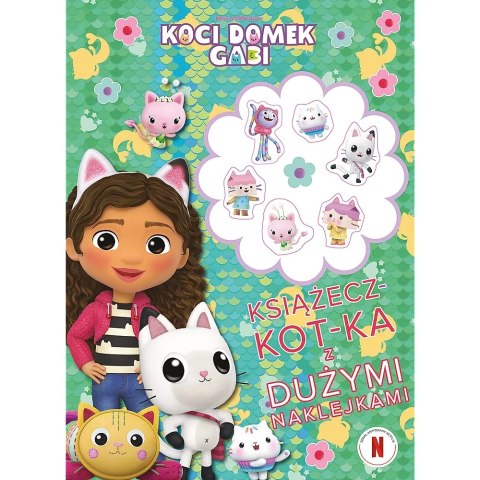 Książecz-kot-ka z dużymi naklejkami kolorowanka Koci domek Gabi Trefl 97641 Książecz-kot-ka z dużymi naklejkami kolorowanka Koci domek Gabi Trefl 97641