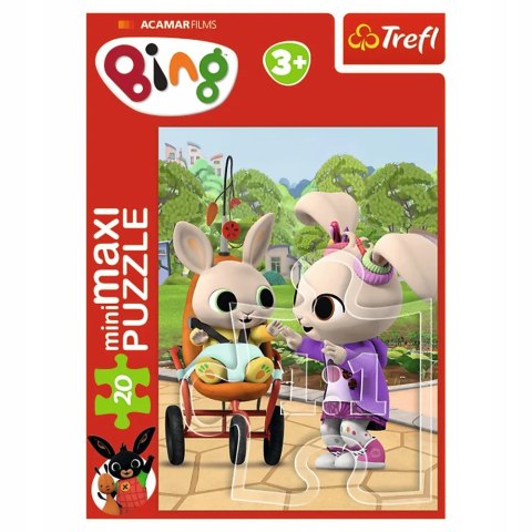 Puzzle 20 miniMAXI Bing 20 elementów przyjaciele binga 3+ Trefl 21131 Puzzle 20 miniMAXI Bing 20 elementów przyjaciele binga 3+ Trefl 21131