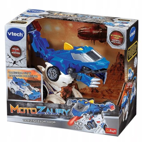 Zabawka interaktywna Motozaury Terizinozaur Oxor 2w1 samochód VTech 61941 Zabawka interaktywna Motozaury Terizinozaur Oxor 2w1 samochód VTech 61941