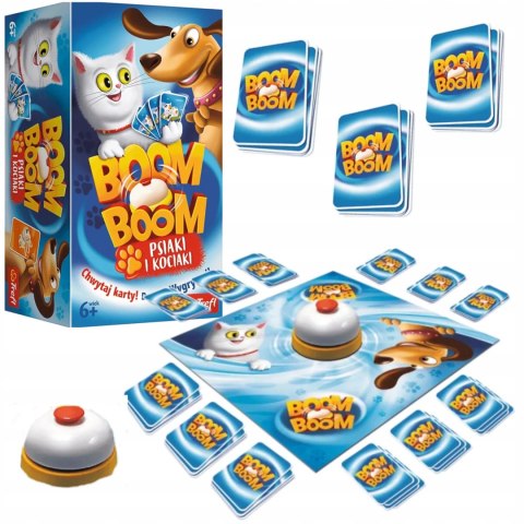 Gra Rodzinna Boom Boom Psiaki i Kociaki Trefl 01909 Gra Rodzinna Boom Boom Psiaki i Kociaki Trefl 01909