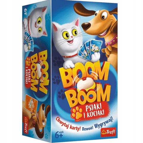 Gra Rodzinna Boom Boom Psiaki i Kociaki Trefl 01909 Gra Rodzinna Boom Boom Psiaki i Kociaki Trefl 01909