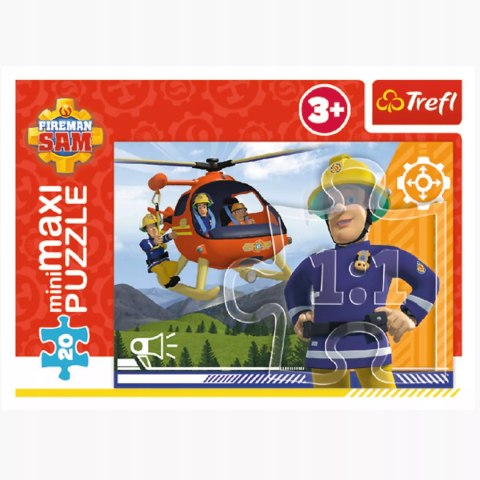 Puzzle 20 miniMAXI Strażak Sam w akcji 20 elementów 3+ Trefl 21112 Puzzle 20 miniMAXI Strażak Sam w akcji 20 elementów 3+ Trefl 21112