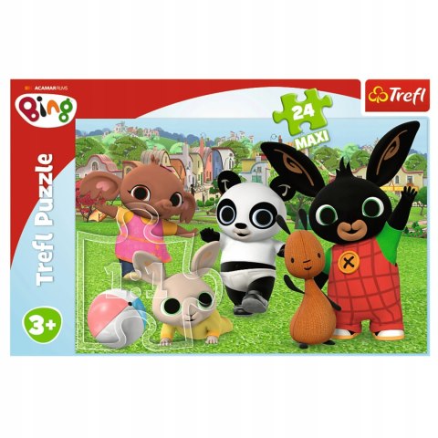 Puzzle Bing Maxi 24 el. Bing Zabawa w parku Trefl 14306 Puzzle Bing Maxi 24 el. Bing Zabawa w parku Trefl 14306