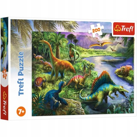 Puzzle Dinozaur 200 el. Drapieżne dinozaury Trefl 13281 Puzzle Dinozaur 200 el. Drapieżne dinozaury Trefl 13281