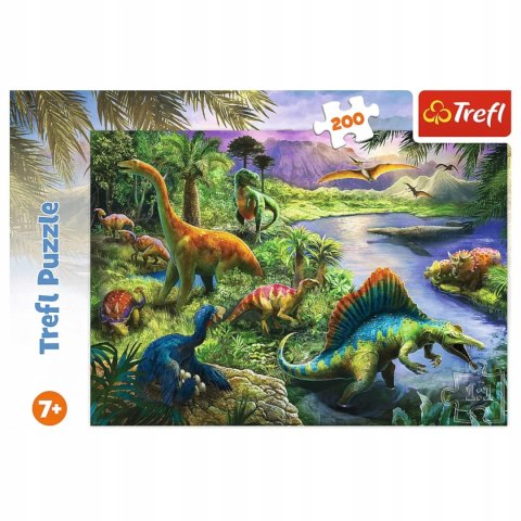Puzzle Dinozaur 200 el. Drapieżne dinozaury Trefl 13281 Puzzle Dinozaur 200 el. Drapieżne dinozaury Trefl 13281