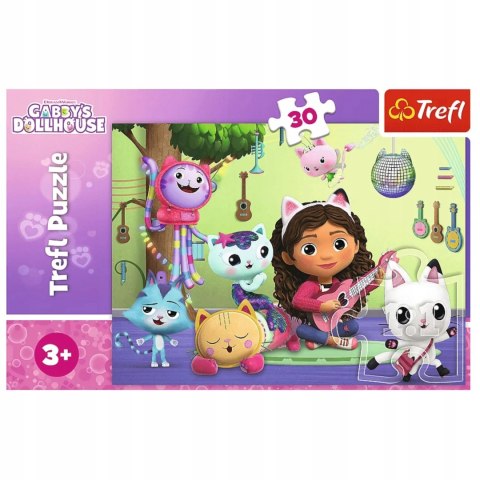 Puzzle Koci Domek Gabi 30 elementów Gabi i jej uroczy domek Trefl 18301 Puzzle Koci Domek Gabi 30 elementów Gabi i jej uroczy domek Trefl 18301