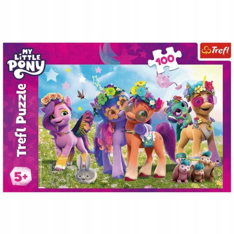 Puzzle My Little Pony 100 elementów Zabawne Kucyki Trefl 16463 Puzzle My Little Pony 100 elementów Zabawne Kucyki Trefl 16463