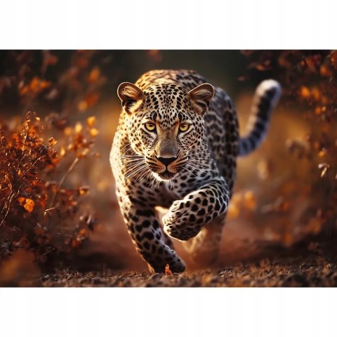 Puzzle Photo Odyssey: Dziki Leopard 1000 elementów Trefl premium plus 10818 Puzzle Photo Odyssey: Dziki Leopard 1000 elementów Trefl premium plus 10818