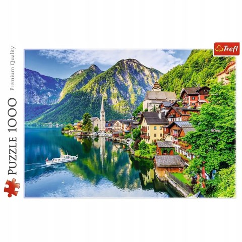 Puzzle krajobraz Austria Hallstatt 1000 elementów Trefl 10670 Puzzle krajobraz Austria Hallstatt 1000 elementów Trefl 10670