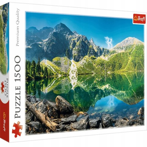 Puzzle krajobraz Polska Morskie Oko Tatry 1500 elementów Trefl 26167 Puzzle krajobraz Polska Morskie Oko Tatry 1500 elementów Trefl 26167