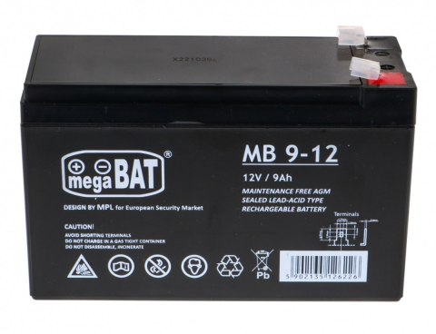 Akumulator żelowy 12V/9Ah do pojazdów elektrycznych dla dzieci Część zapasowa Akumulator żelowy 12V/9Ah do pojazdów elektrycznych dla dzieci Część zapasowa
