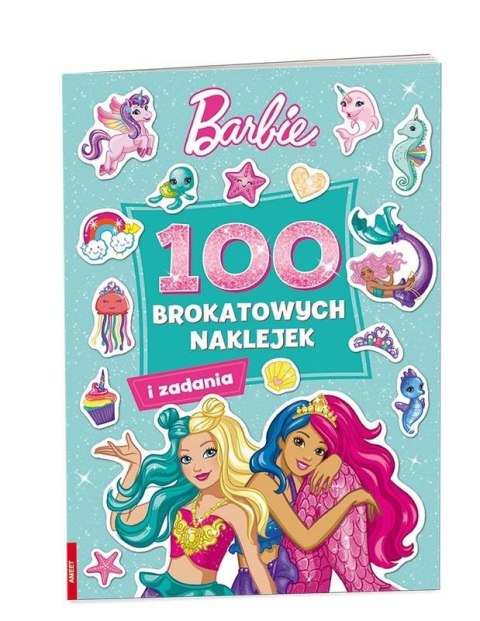 Barbie. 100 brokatowych naklejek Barbie. 100 brokatowych naklejek