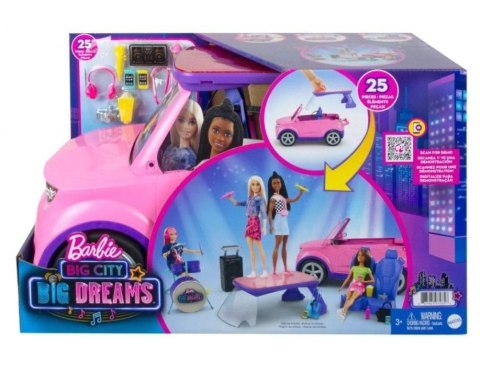 Barbie Big City Big Dreams Auto koncertowa scena Barbie Big City Big Dreams Auto koncertowa scena