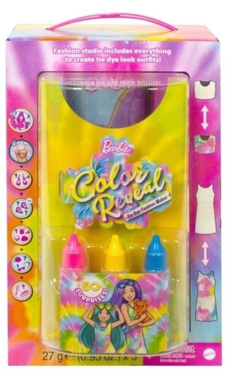 Barbie Color Reveal Tie Dye Fashion Maker Doll Barbie Color Reveal Tie Dye Fashion Maker Doll