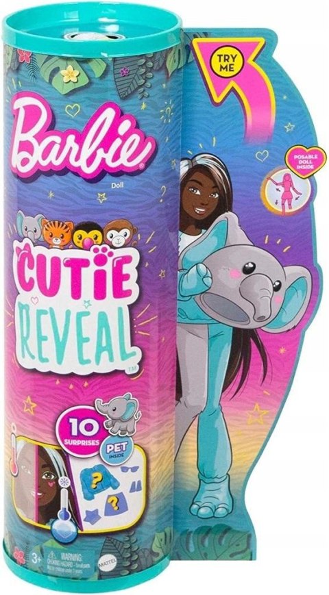 Barbie Cutie Reveal seria Dżungla HKP98 Barbie Cutie Reveal seria Dżungla HKP98