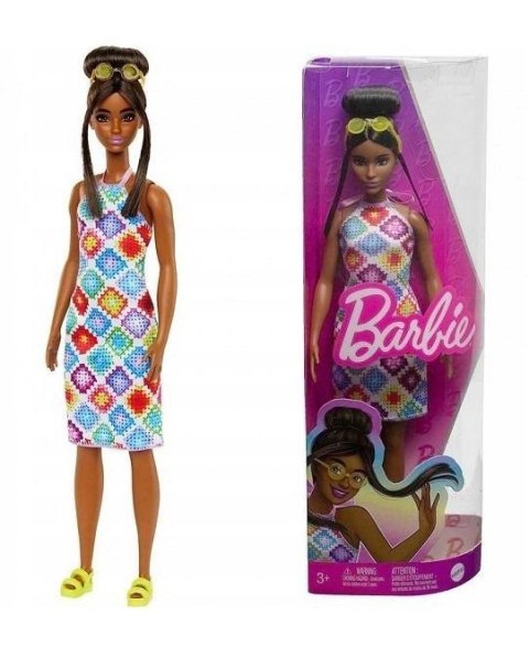 Barbie Fashionistas. Lalka w sukience HJT07 Barbie Fashionistas. Lalka w sukience HJT07