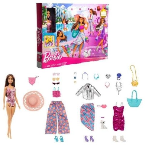 Barbie. Kalendarz adwentowy z lalką Barbie. Kalendarz adwentowy z lalką