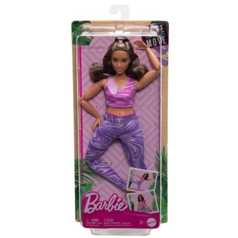 Barbie. Lalka Made to Move Brązowe włosy Barbie. Lalka Made to Move Brązowe włosy