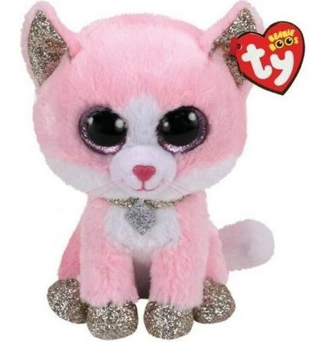Beanie Boos Fiona - różowy kot 24 cm Beanie Boos Fiona - różowy kot 24 cm