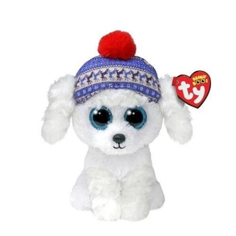 Boos Sleighbell - biały pies 15cm Boos Sleighbell - biały pies 15cm
