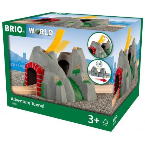 Brio Tunel z Mostem i Dźwiękami Brio Tunel z Mostem i Dźwiękami