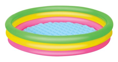 Dmuchany Basen dla dzieci Brodzik Tęcza 152x30cm BESTWAY + Łatka naprawcza Dmuchany Basen dla dzieci Brodzik Tęcza 152x30cm BESTWAY + Łatka naprawcza