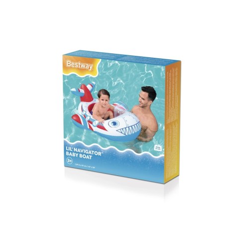 Dmuchany Ponton do pływania Samolot dla dzieci 3+ BESTWAY 109x97cm + Dmuchana szybka Dmuchany Ponton do pływania Samolot dla dzieci 3+ BESTWAY 109x97cm + Dmuchana szybka