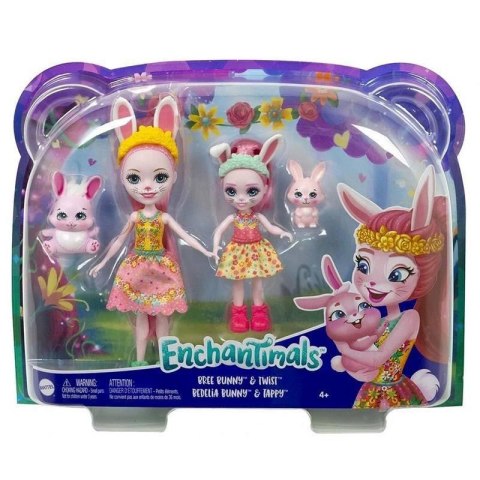 Enchantimals. Lalki siostry 2-pak HCF84 Enchantimals. Lalki siostry 2-pak HCF84